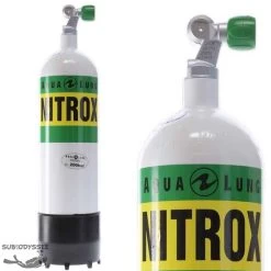 Bouteille/bloc 06 Litres 200 Bars Nitrox/O2 1 Sortie - Aqualung