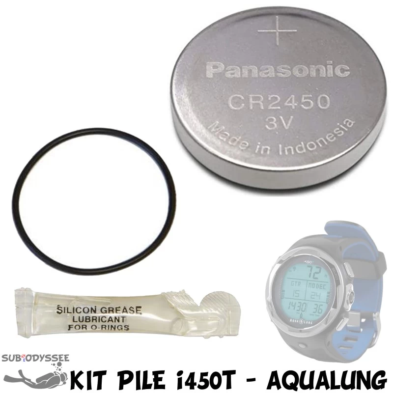 Kit Pile Pour Ordinateur I450T Avec Joint - Aqualung