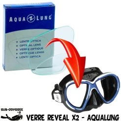 Verre Correcteur REVEAL X2 Positif (+1.5 à +3.0) - Aqualung