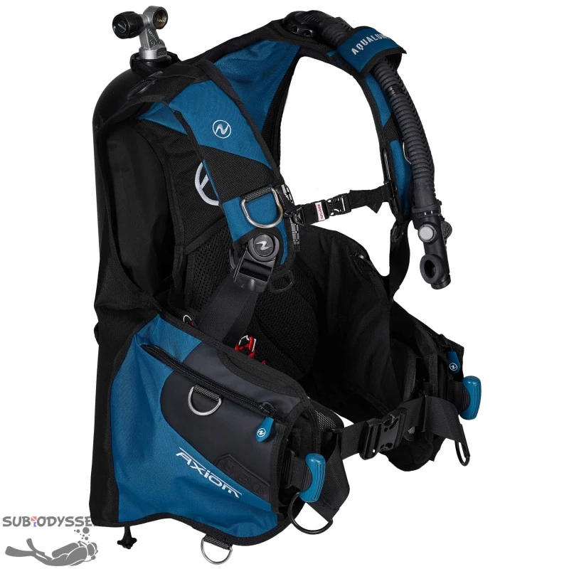 AXIOM Homme Gilet De Stabilisation Bleu Petrol - Aqualung – Image 5