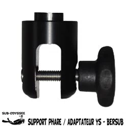 Support De Phare Avec Fixation Chape Pour Bras FLEXO YS - Bersub