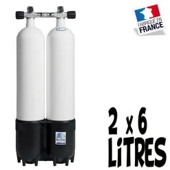 Bi-Bouteille De Plongée 2 X 6 Litres 230 Bars (Ø140mm) - Roth