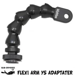 Bras Photo Flexible 15cm FLEXI ARM HOT SHOE YS Adapter 6" - BIGBLUE