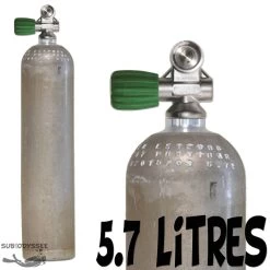 Bouteille 5.7 Litres 230 Bars Aluminium S40 Nitrox