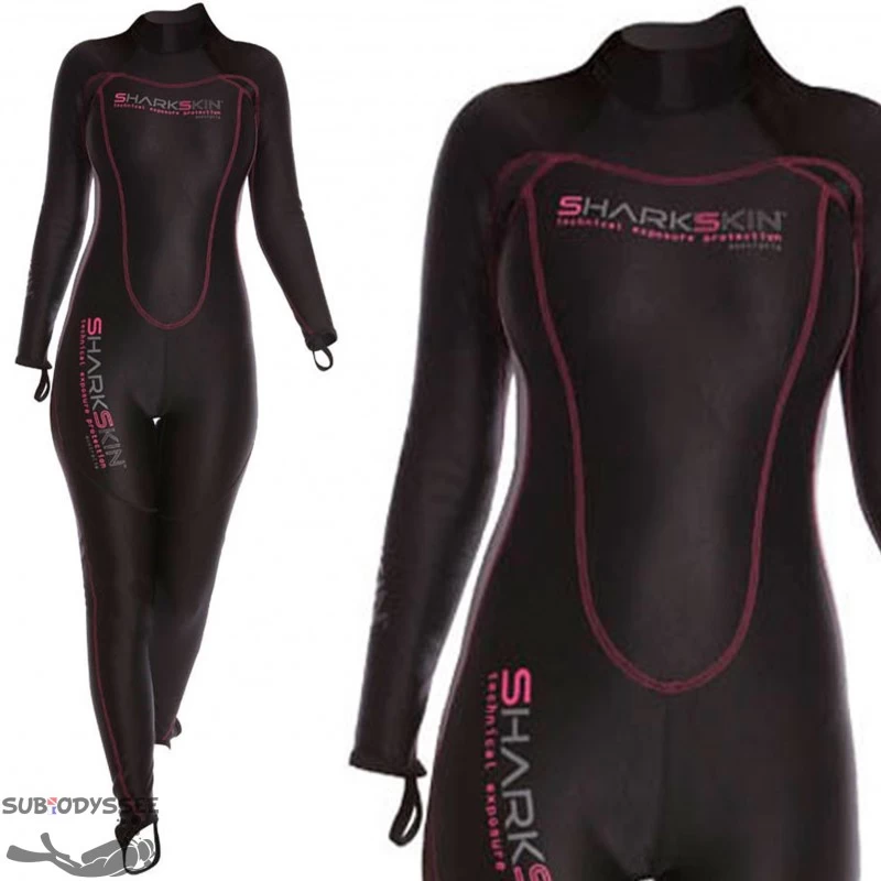 CHILLPROOF FULL SUIT Femme Monopièce Zip Dorsal - SHARKSKIN