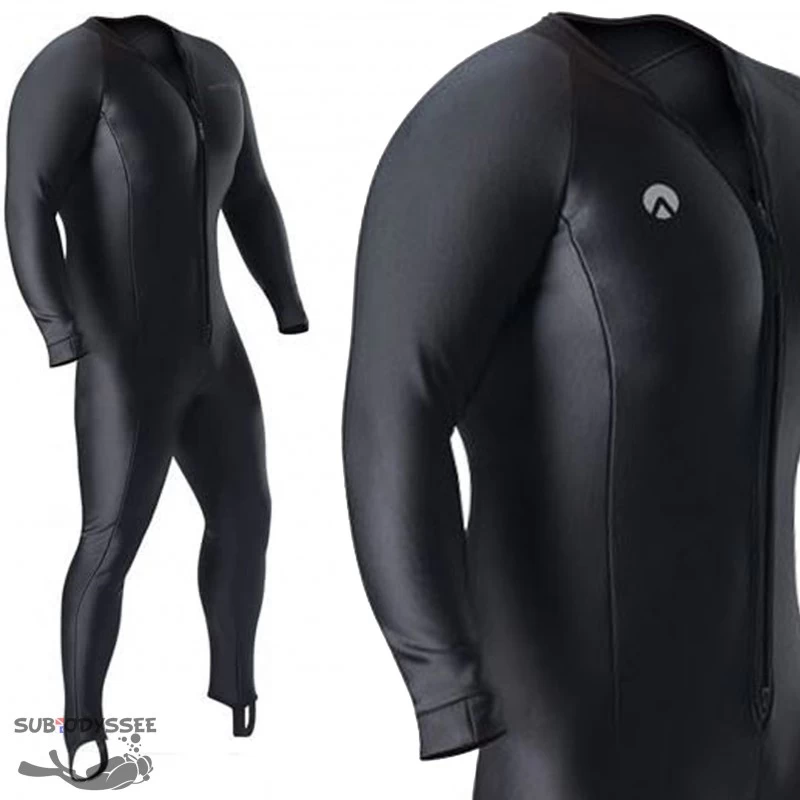 CHILLPROOF UNDERGARMENT Homme Monopièce Zip VENTRAL - SHARKSKIN
