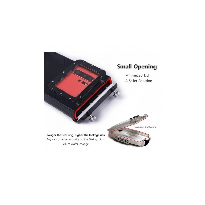 SEATOUCH 3 Pro 80m Caisson Pour Samsung S8/S8+/S9/S9+ (Pack 4) - Divevolk – Image 5