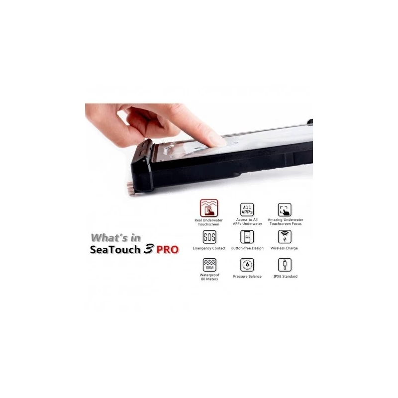 SEATOUCH 3 Pro 80m Caisson Pour Samsung S10/S10+/S10E/Note (Pack 3) - Divevolk – Image 2