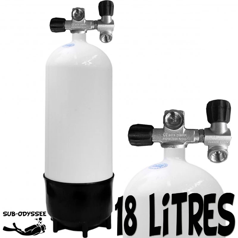 Bloc 18 Litres 2 Sorties Acier - Eurocylinder