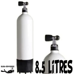 Bouteille 8.5 Litres Long 230 Bars Acier 1 Sortie Fond Bombé - Eurocylinder