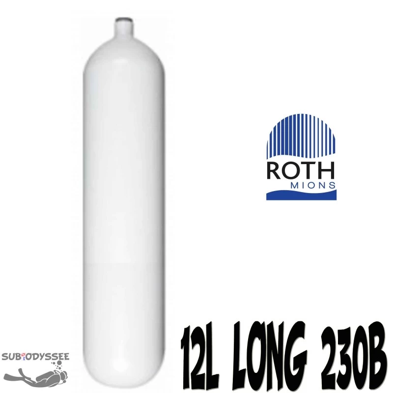 Fût Nu 12 Litres LONG 230 Bars Roth