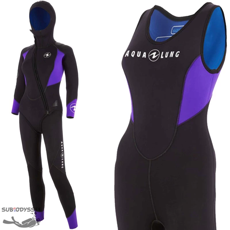 HUDSON Femme 7mm Combinaison Plongée - Aqualung - BLACK FRIDAY – Image 2