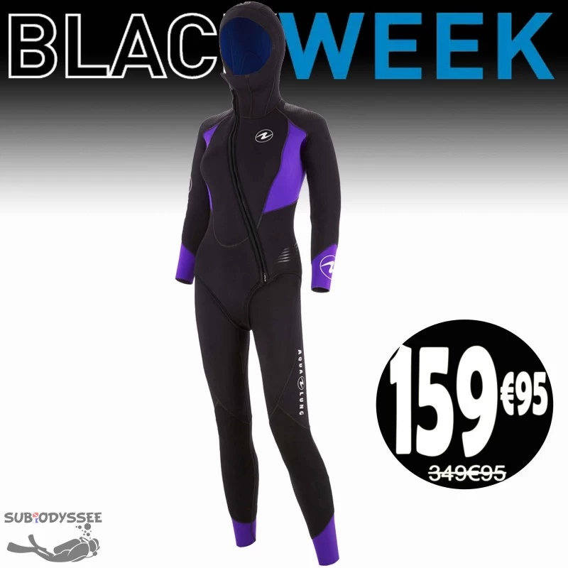 HUDSON Femme 7mm Combinaison Plongée - Aqualung - BLACK FRIDAY