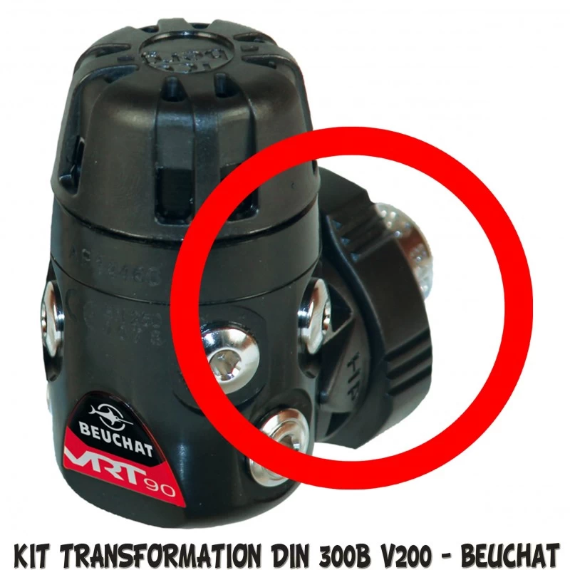 Kit De Transformation Détendeur V10 à V400 Etrier En DIN 300 Bars - Beuchat – Image 2