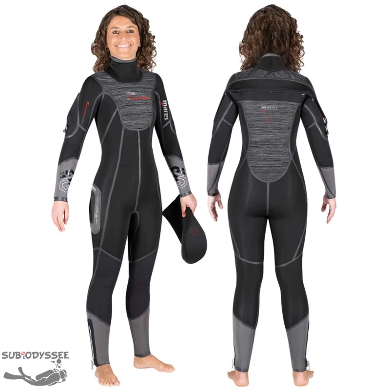 FLEXA GRAPHENE 7mm Combinaison Semi Etanche Femme - Mares – Image 2