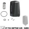 Kit Pile EMETTEUR ICON HD (pile + Joint + 2 Vis Capot + 1 Capot) - Mares