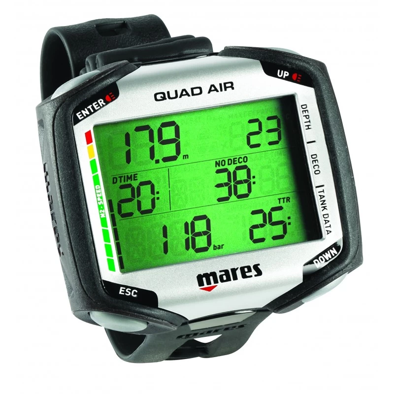 QUAD AIR Ordinateur Plongée (+ Emetteur En Option) - Mares