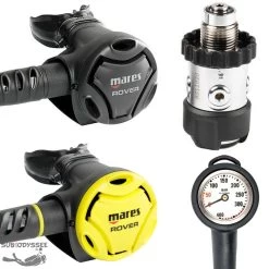 Pack ROVER 2S + Octopus ROVER + Manometre Compact - Mares