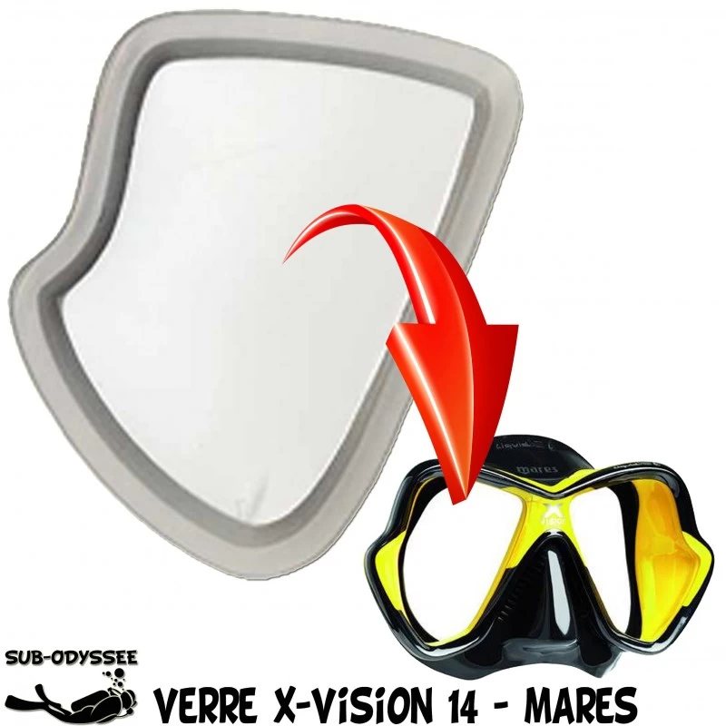 Verre Correcteur X-VISION 14 Négatif (-1.0 à -7.0) - Mares