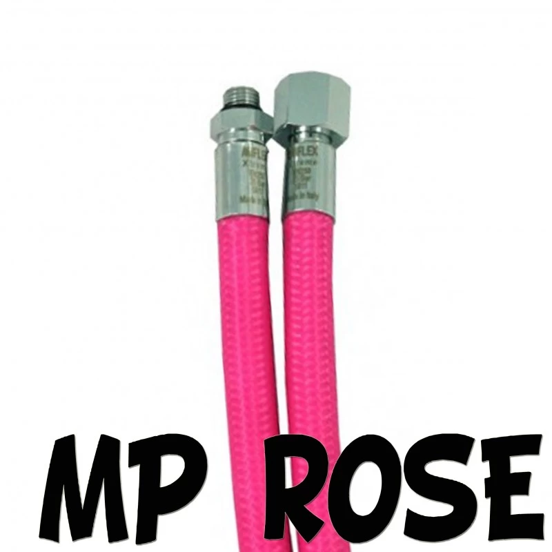 Flexible Tressé ROSE Moyenne Pression 3/8" Pour Détendeur De Plongée - MIFLEX