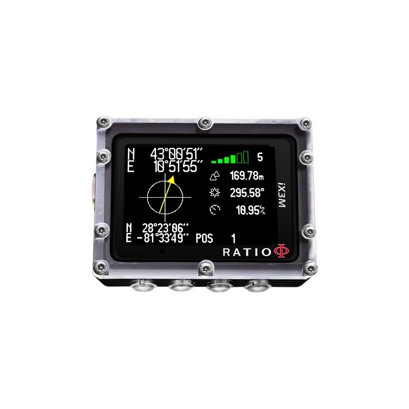 Ordinateur De Plongée IX3M DEEP Air/Nitrox/Trimix Normoxique - RATIO – Image 7