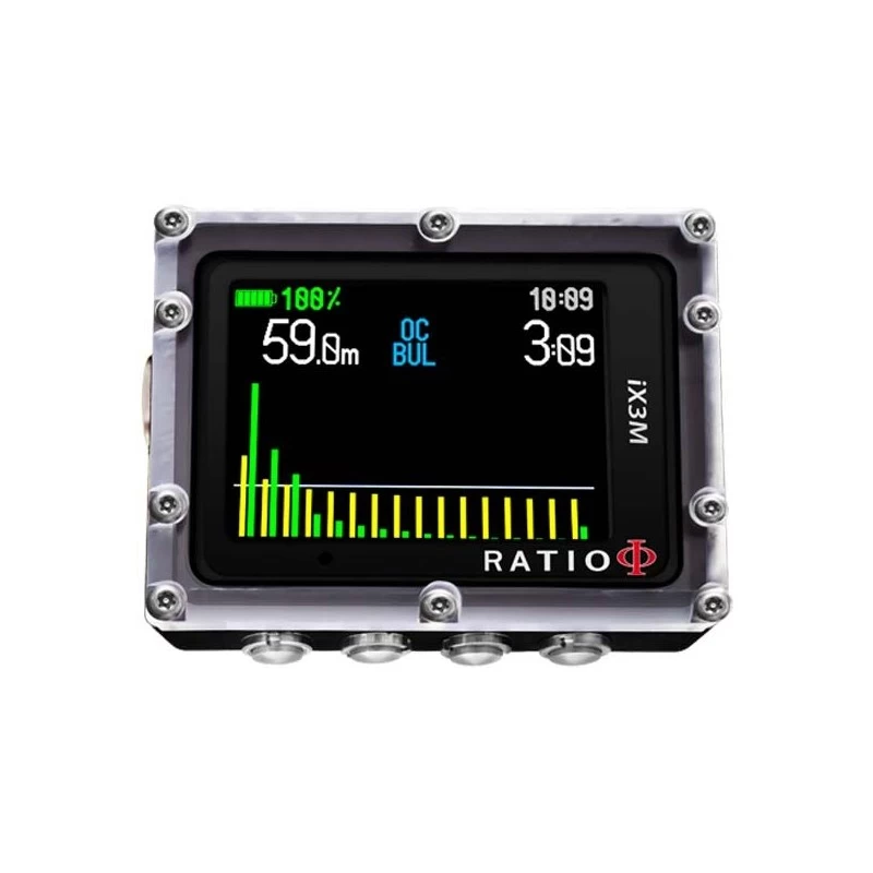Ordinateur De Plongée IX3M TECH+ Air/Nitrox/Trimix Normoxique - RATIO – Image 4