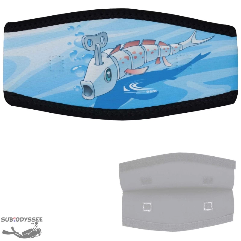 Protection NEOPRENE Sangle Masque BARRACUDA MECANIQUE Double Velcro - ESM
