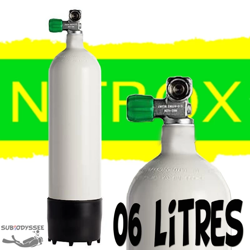 Bouteille 06 Litres 230 Bars Acier 1 Sortie NITROX - Roth
