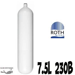 Fut Nû De Bouteille 7.5 Litres 230Bars Acier - Roth