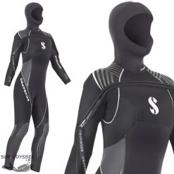 DEFINITION Front Zip Femme Monopièce 7mm Avec Cagoule - Scubapro