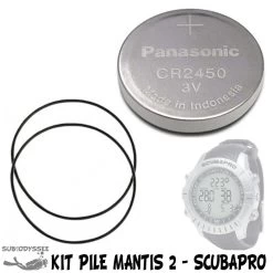 Kit Pile Pour Ordinateur MANTIS 2 Avec Joints - SCUBAPRO