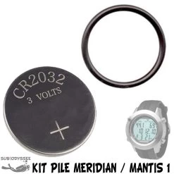 Kit Pile Pour Ordinateur MANTIS 1 & MERIDIAN Avec Joint - SCUBAPRO