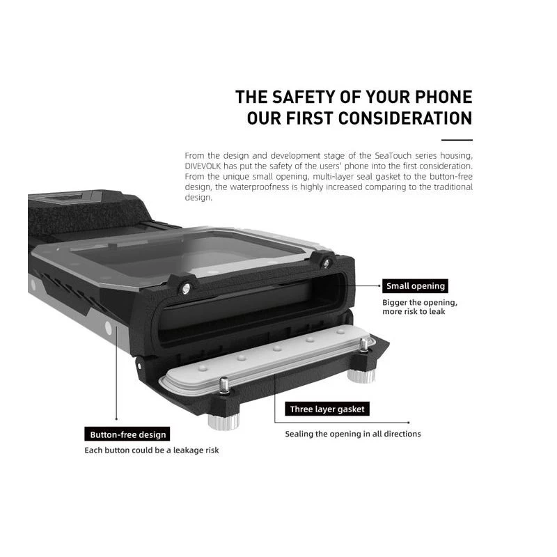 SEATOUCH 4 Max 60m Caisson Pour IPHONE 12/13, 12/13 Pro, 12/13 Pro Max - Divevolk – Image 8