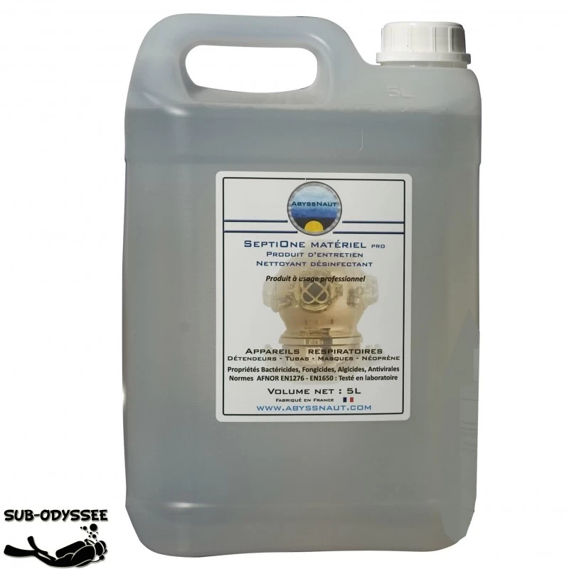 SEPTIONE Désinfectant Matériel PRO 5 Litres (0.5%) - Abyssnaut