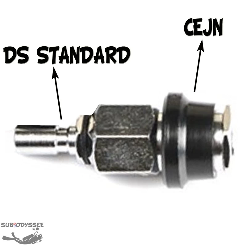 Raccord Adaptateur Inflateur DS (Mâle) : Inflateur CEJN (femelle)