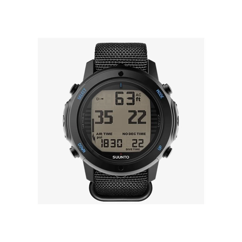 D6i NOVO ZULU Noir Montre Ordinateur + Interface USB - Suunto – Image 3